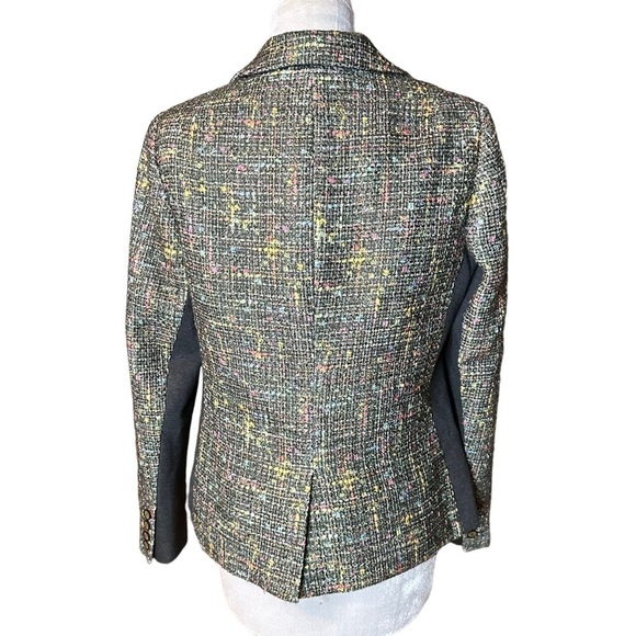 Trina Turk Multicolored 2 Piece Tweed Suit. Size 10 - Picture 11 of 15